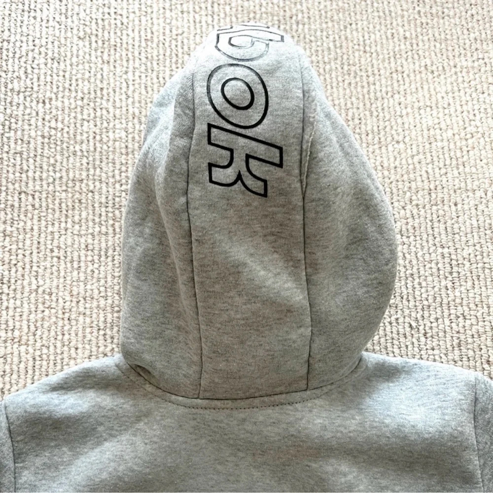 Reebok Boys 4T Hoodie NWOT sweatshirt zip up front grey never worn